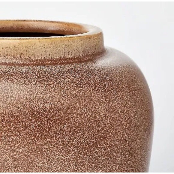 Modern Brown Ceramic Vase - Threshold designed with Studio McGee - Picture 2 of 6